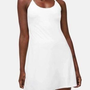 White OV exercise dress (size small)